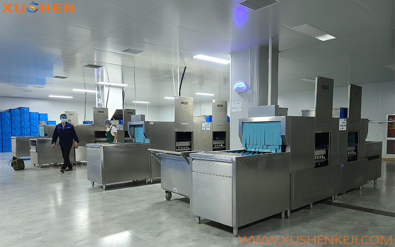 中央廚房洗碗機，洗碗機流水線，鄭州洗碗機廠家