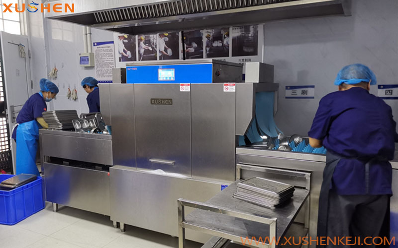 學(xué)校洗碗機(jī)，大型洗碗機(jī)，旭申洗碗機(jī)廠家